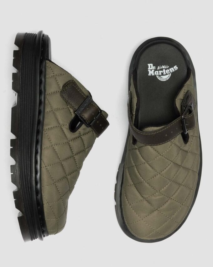 Zebzag Quilted Canvas Slingback Platform Mules Zebzag Quilted Canvas Slingback Platform Mules