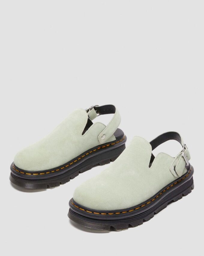 Zebzag Suede Slingback Platform Mules Zebzag Suede Slingback Platform Mules