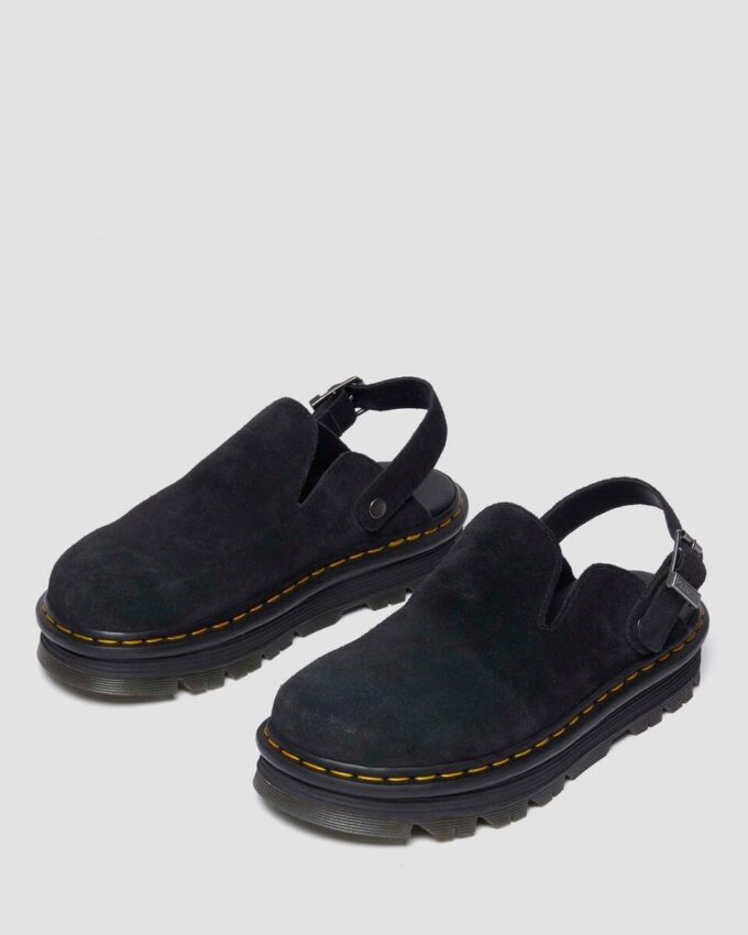 Zebzag Suede Slingback Platform Mules Zebzag Suede Slingback Platform Mules
