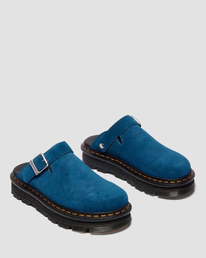 Zebzag Suede Slingback Platform Mules Zebzag Suede Slingback Platform Mules