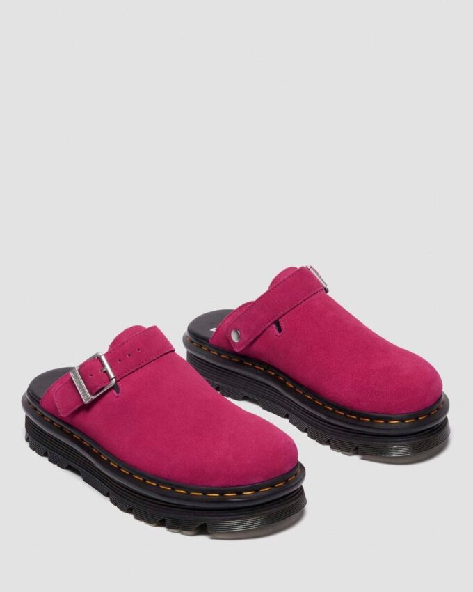Zebzag Suede Slingback Platform Mules Zebzag Suede Slingback Platform Mules