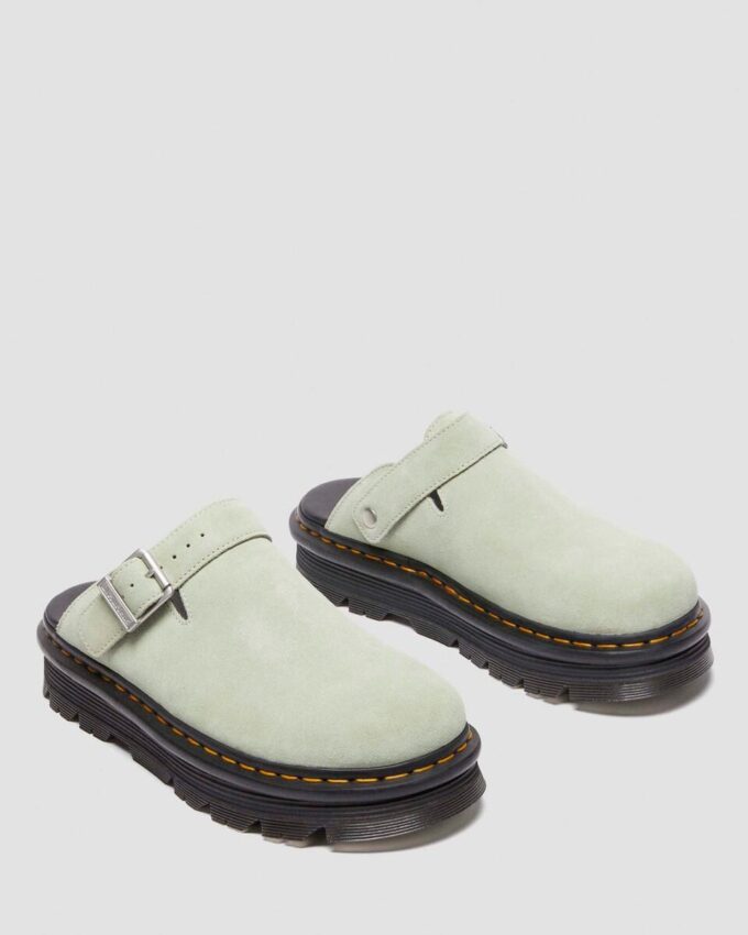Zebzag Suede Slingback Platform Mules Zebzag Suede Slingback Platform Mules