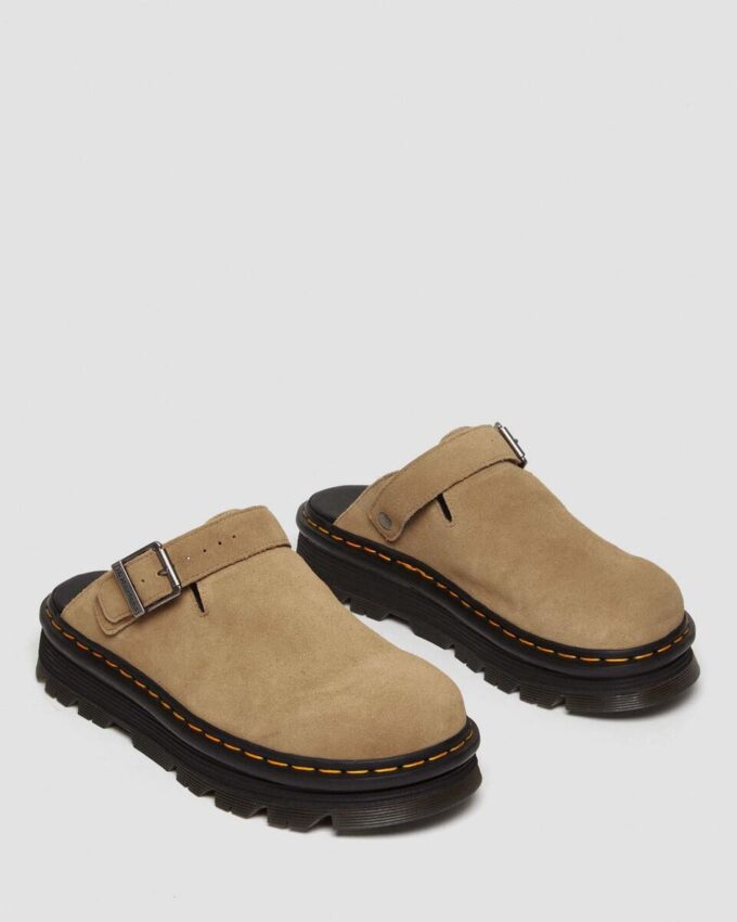 Zebzag Suede Slingback Platform Mules Zebzag Suede Slingback Platform Mules