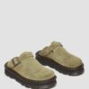 Zebzag Suede Slingback Platform Mules