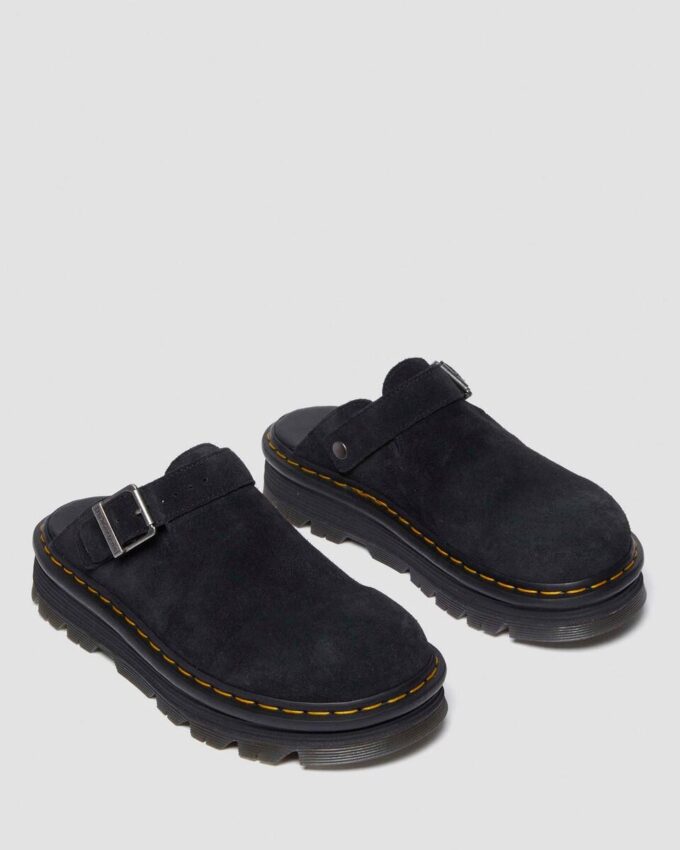Zebzag Suede Slingback Platform Mules Zebzag Suede Slingback Platform Mules