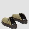 Zebzag Suede Slingback Platform Mules