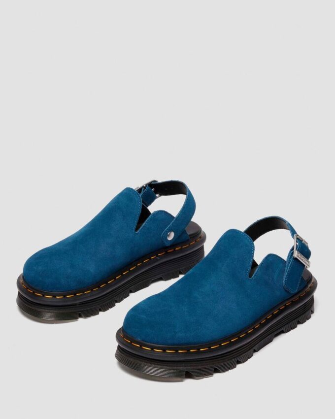 Zebzag Suede Slingback Platform Mules Zebzag Suede Slingback Platform Mules