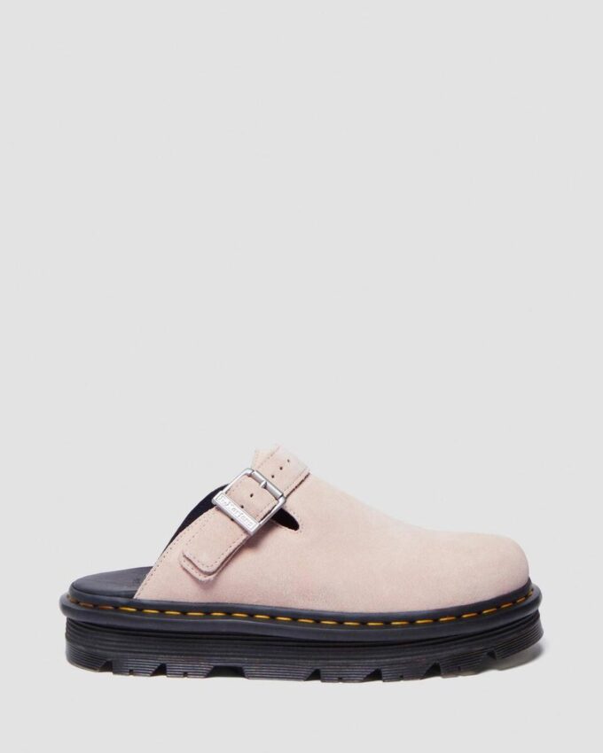 Zebzag Suede Slingback Platform Mules Zebzag Suede Slingback Platform Mules