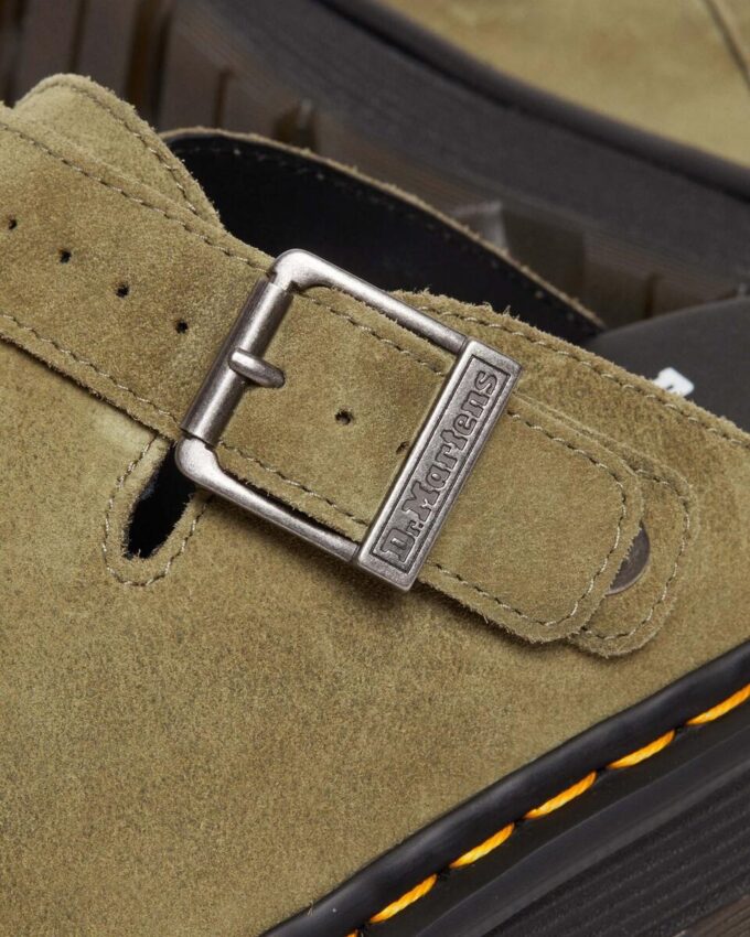 Zebzag Suede Slingback Platform Mules